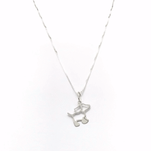 Colar com pingente Cachorro