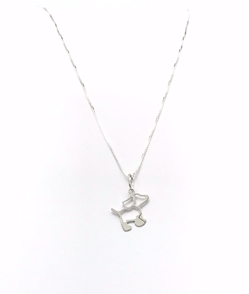Colar com pingente Cachorro