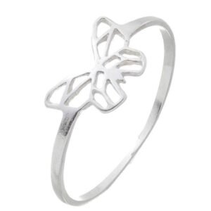 Anel Borboleta Vazado