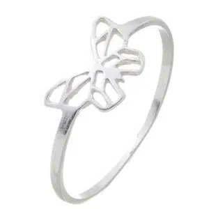 Anel Borboleta Vazado