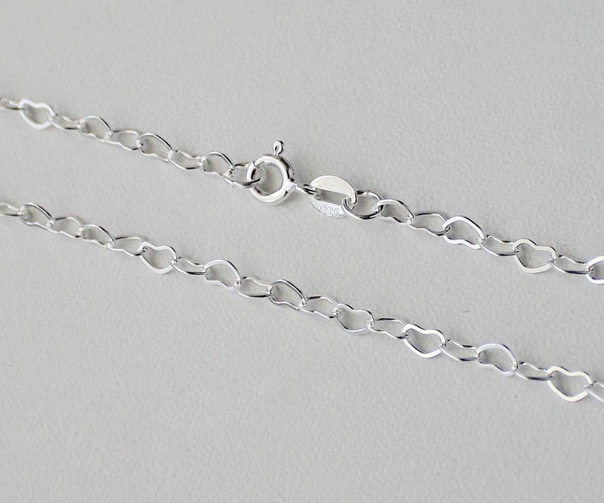 Pulseira elo coração 19cm - Imagem 4