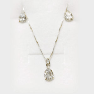 Conjunto Colar e brinco gota